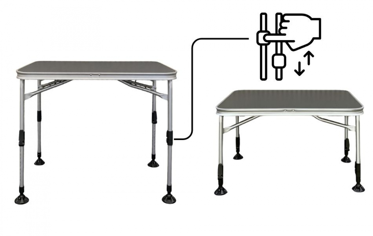 Campingbord 80x60 Sigrid Sammenklappeligt i gruppen Camping møbler / Bord hos Campmarket (83509)