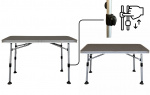 Campingbord 115×70 Halvard Sammenklappeligt