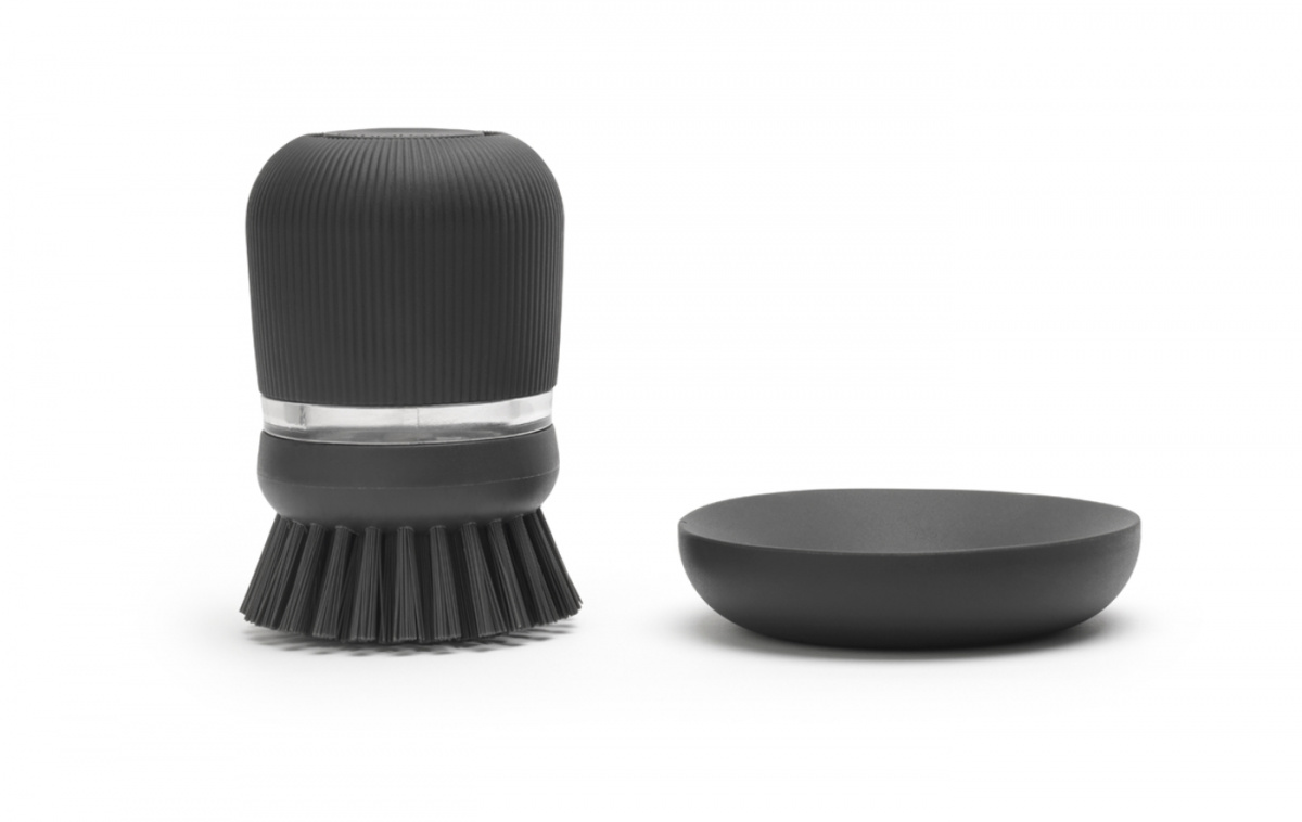 Opvaskemiddelbeholder med Børste i gruppen Husholdning & Køkken / Vask Rengøring & Opvask / Opvaskebørster hos Campmarket (83576)