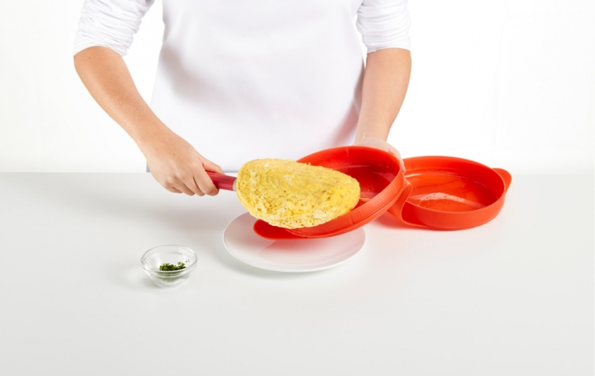 Spansk Omeletform til Mikrobølgeovn i gruppen Husholdning & Køkken / Køkkentilbehør / Køkkentilbehør hos Campmarket (83590)