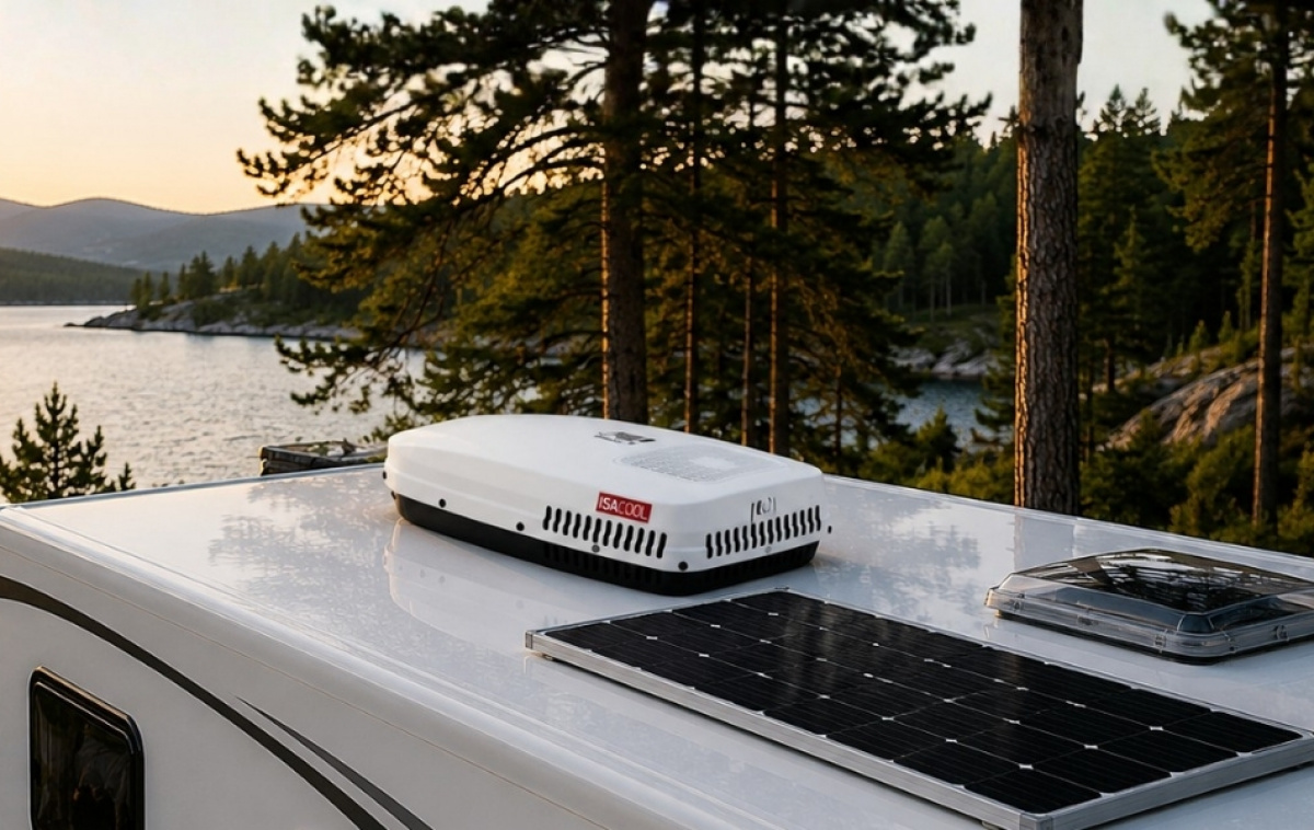 Isabella AC Loftmonteret Isacool 2400 i gruppen Campingvogn og autocamper / Varme & Køling / AC / Tagmontered hos Campmarket (83596)