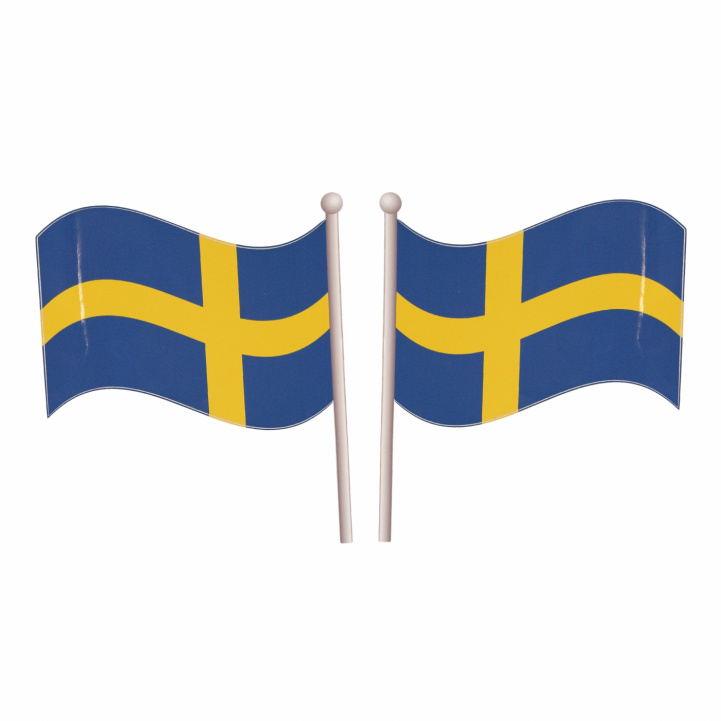 Flagklistermærke Sverige 14x17 cm højre & venstre i gruppen hos Campmarket (83613)