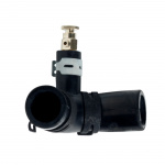 Gummivinkel med luftskrue og klemme