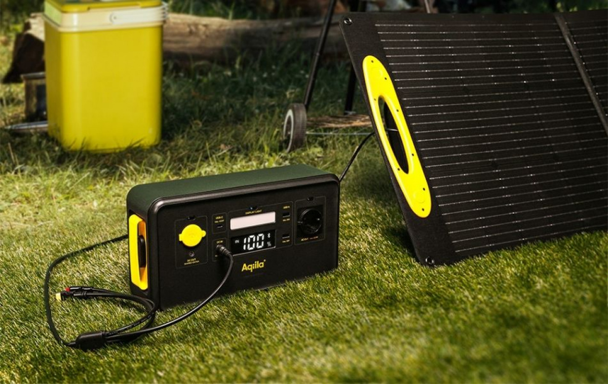 Aqiila Sunbird Bærbart Solpanel P100 i gruppen Campingvogn og autocamper / El - Elektronik / Solpaneler hos Campmarket (83768)