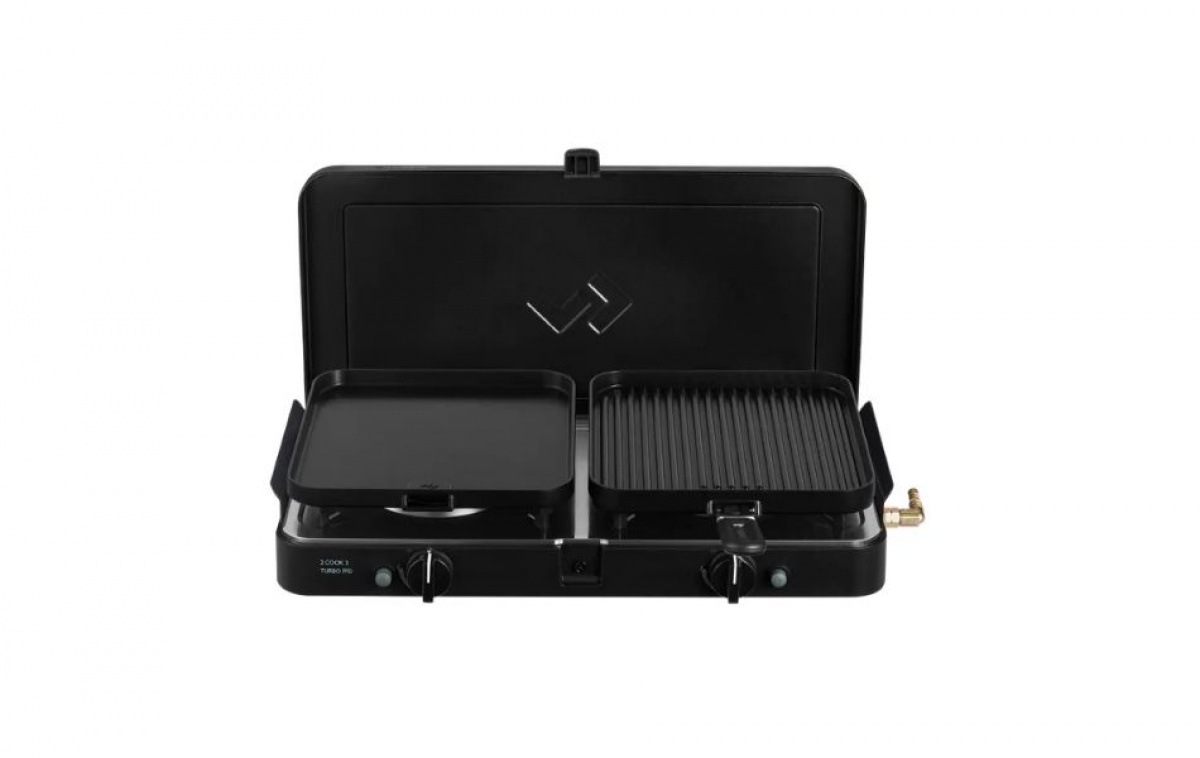 Cadac Gaskomfur 2-Cook Turbo FFD Deluxe i gruppen Husholdning & Køkken / Køkkenmaskiner / Gaskomfur hos Campmarket (83819)