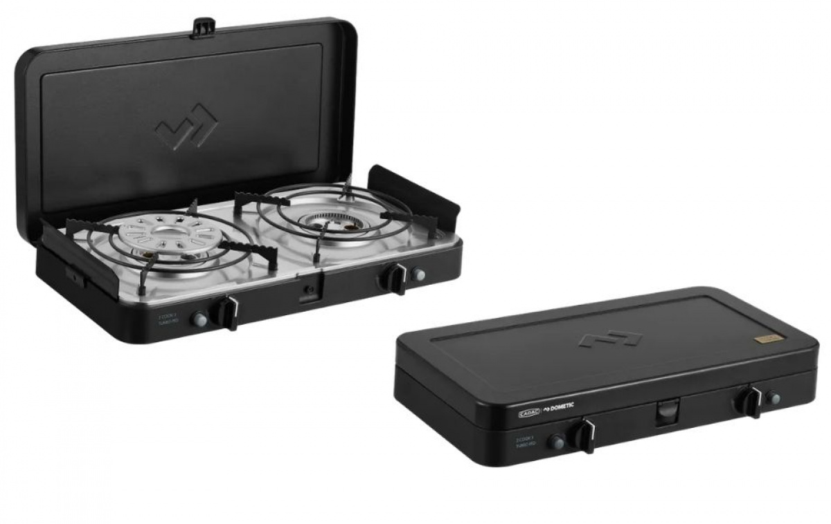 Cadac Gaskomfur 2-Cook Turbo FFD Deluxe i gruppen Husholdning & Køkken / Køkkenmaskiner / Gaskomfur hos Campmarket (83819)