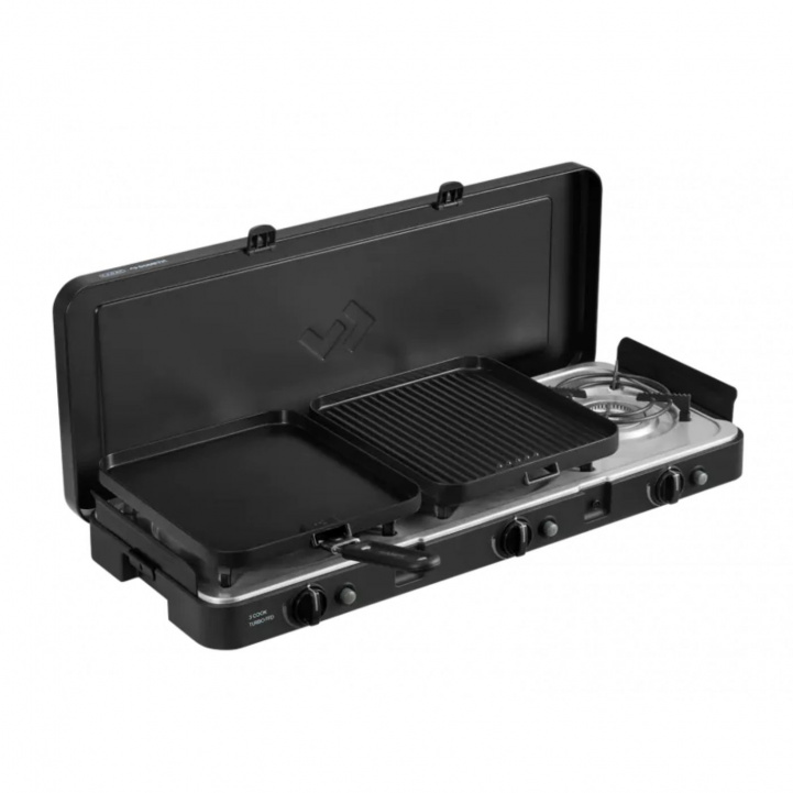 Cadac Gaskomfur 3-Cook Turbo FFD Deluxe i gruppen Husholdning & Køkken / Køkkenmaskiner / Gaskomfur hos Campmarket (83820)