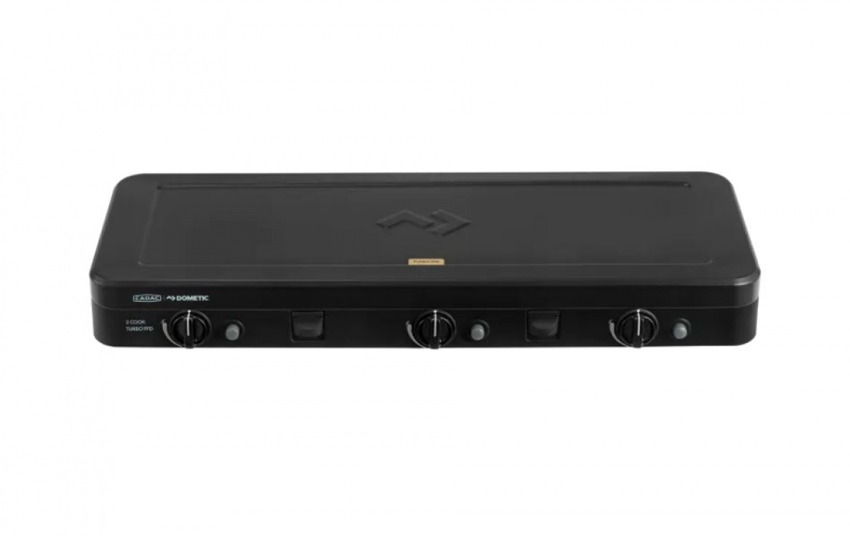 Cadac Gaskomfur 3-Cook Turbo FFD Deluxe i gruppen Husholdning & Køkken / Køkkenmaskiner / Gaskomfur hos Campmarket (83820)