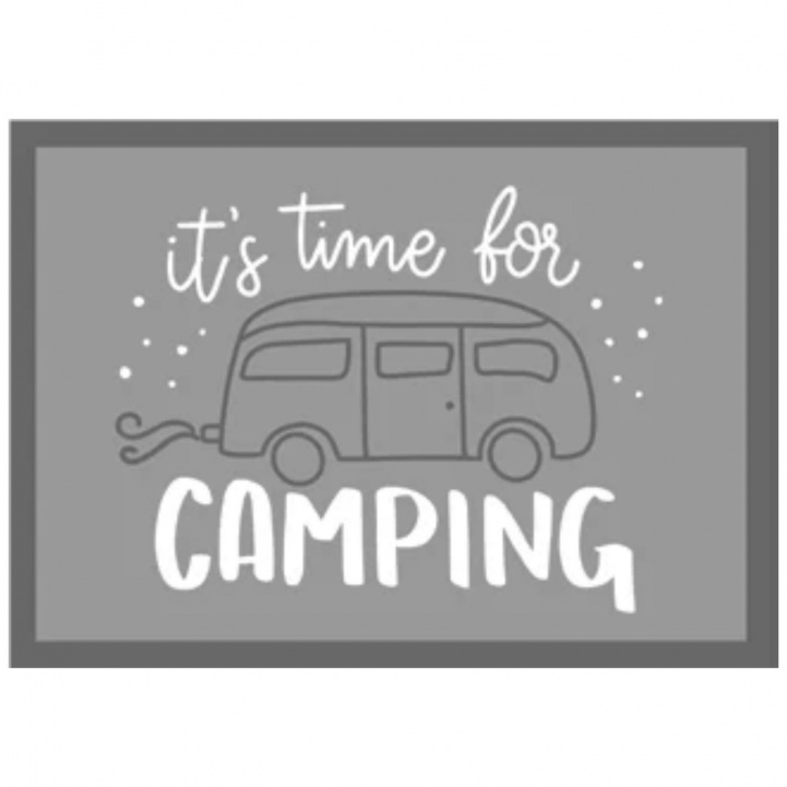 Dørmåtte It’s Time For Camping Grå i gruppen Hjem og indretning / Tæpper hos Campmarket (83827)
