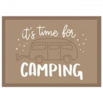 Dørmåtte It’s Time For Camping Beige
