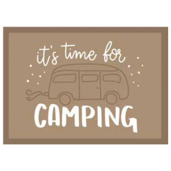 Dørmåtte It’s Time For Camping Beige i gruppen Hjem og indretning / Tæpper hos Campmarket (83828)