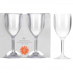 Flamefield Vinglas Klar 4-Pack