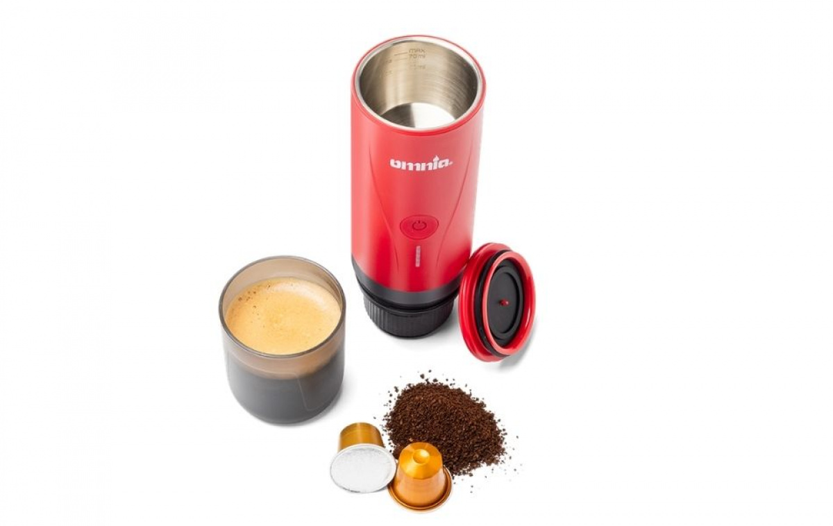 Omnia espressomaskine On The Go i gruppen Husholdning & Køkken / Køkkenmaskiner / Kaffe/dypkoger hos Campmarket (83980)