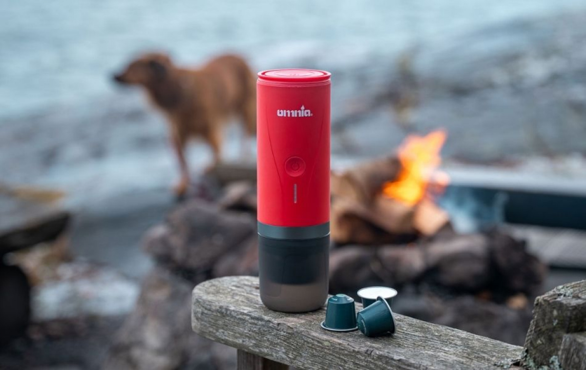 Omnia espressomaskine On The Go i gruppen Husholdning & Køkken / Køkkenmaskiner / Kaffe/dypkoger hos Campmarket (83980)