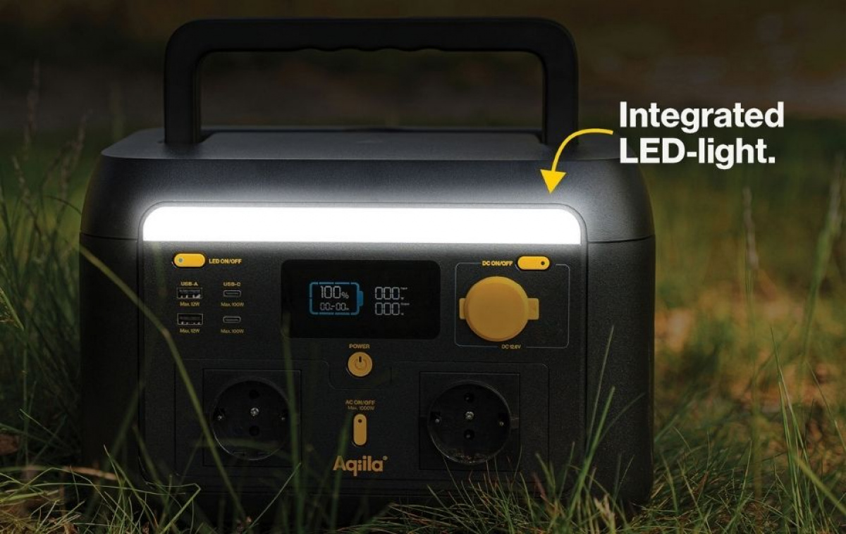 Aqiila Powerbird Powerstation S1000V2 i gruppen Campingvogn og autocamper / El - Elektronik / El tavler og Elværk / Elværk hos Campmarket (83995)