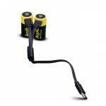 Aqiila Genopladelige CR123A-Batterier USB-C 2 stk