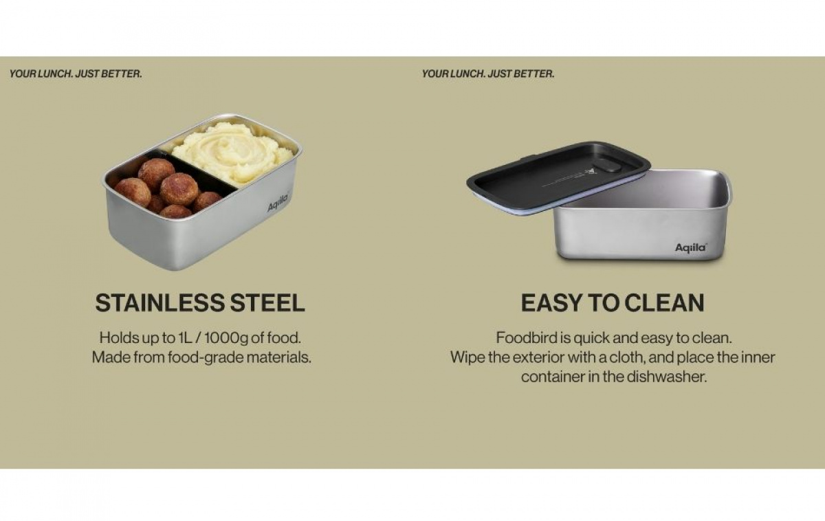 Aqiila Foodbird Genopladelig Varmes- og Kølemadkasse PL5 i gruppen Outdoor / Camping køkken hos Campmarket (84007)