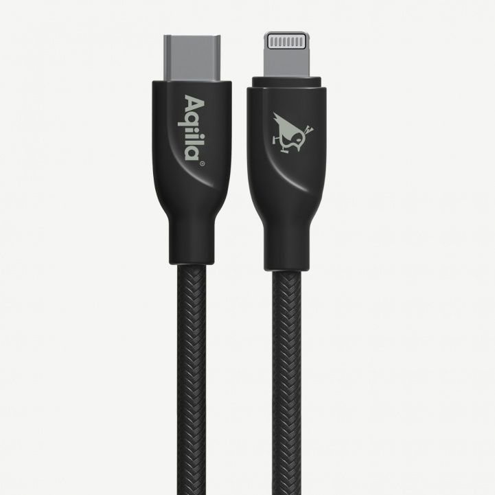 Aqiila Cablebird Opladerkabel CB21 USB C-Light 30W 1M i gruppen Øvrigt / Tilbehør til telefon og tablet hos Campmarket (84012)