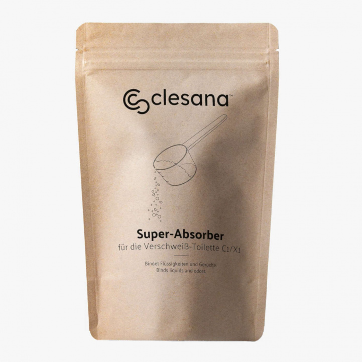 Clesana Super Absorber C1/X1 1kg i gruppen Vand & Sanitet / Toilet / Toiletter / Tilbehør hos Campmarket (84054)
