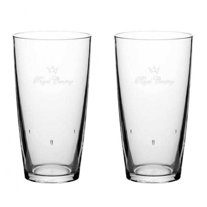 Royal Camping Ølglas Tritan 58cl 2-Pak i gruppen Husholdning & Køkken / Servering / Glas / Øl glas hos Campmarket (84078)