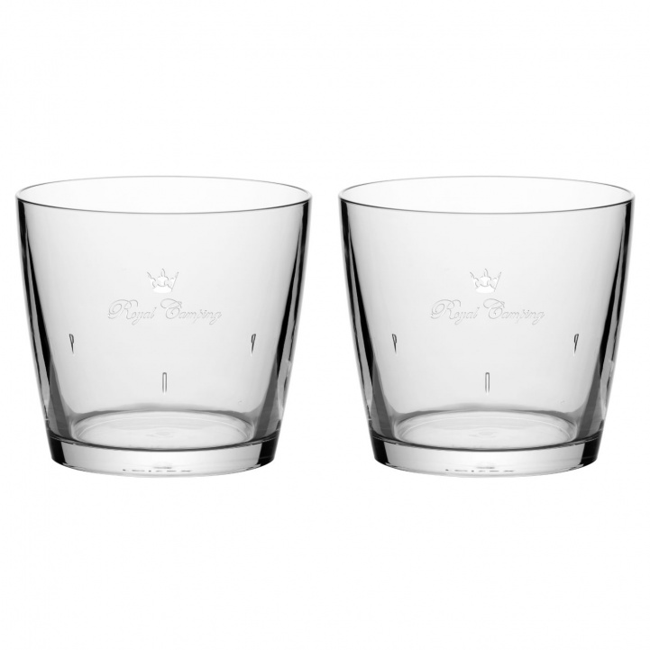 Royal Camping Vandglas Tritan 35cl 2-Pak i gruppen Husholdning & Køkken / Servering / Glas / Drikkeglas hos Campmarket (84079)