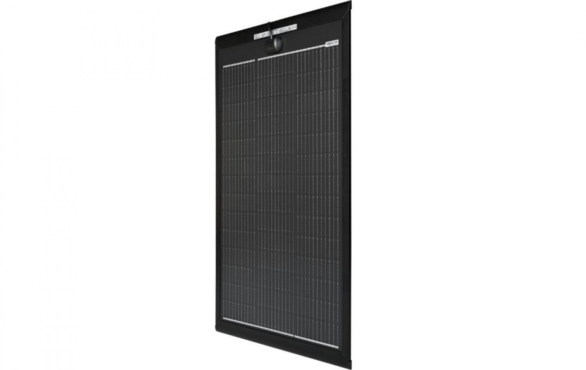 GoCamp Solpanel Premium Shingled Sort 120W i gruppen Campingvogn og autocamper / El - Elektronik / Solpaneler hos Campmarket (84087)