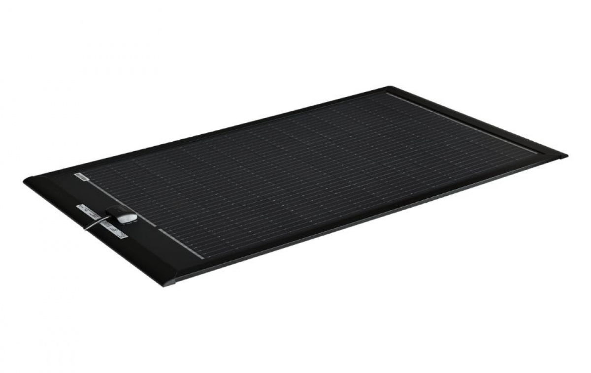 GoCamp Solpanel Premium Shingled Sort 120W i gruppen Campingvogn og autocamper / El - Elektronik / Solpaneler hos Campmarket (84087)