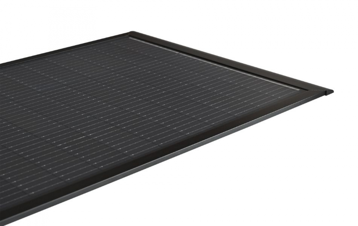 GoCamp Solpanel Premium Shingled Sort 120W i gruppen Campingvogn og autocamper / El - Elektronik / Solpaneler hos Campmarket (84087)