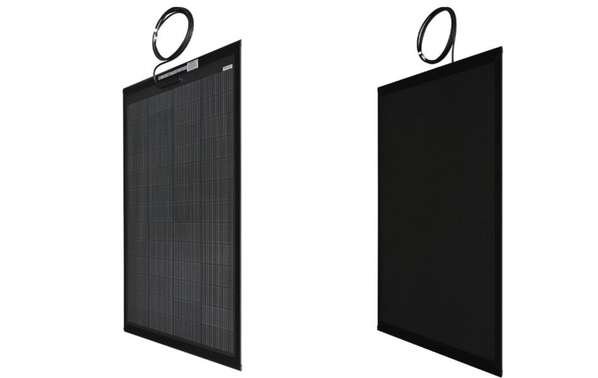 GoCamp Solpanel Premium Shingled Sort 200W i gruppen Campingvogn og autocamper / El - Elektronik / Solpaneler hos Campmarket (84089)