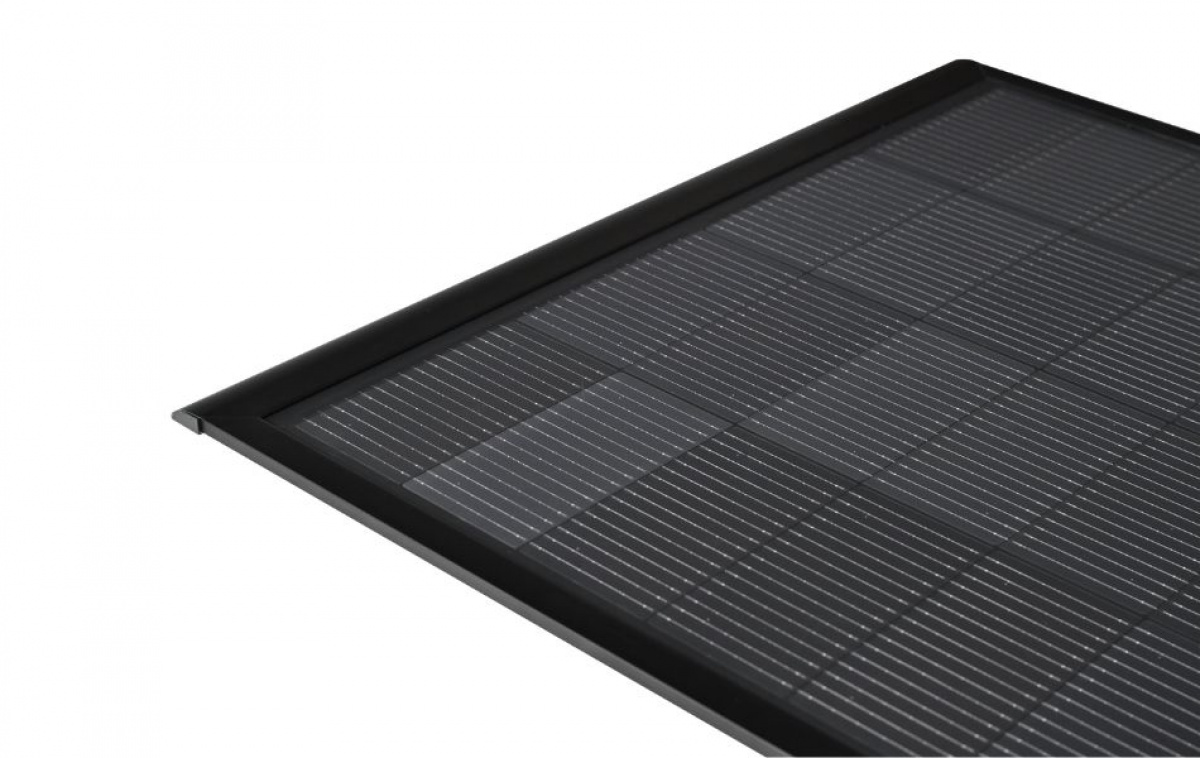 GoCamp Solpanel Premium Shingled Sort 200W i gruppen Campingvogn og autocamper / El - Elektronik / Solpaneler hos Campmarket (84089)
