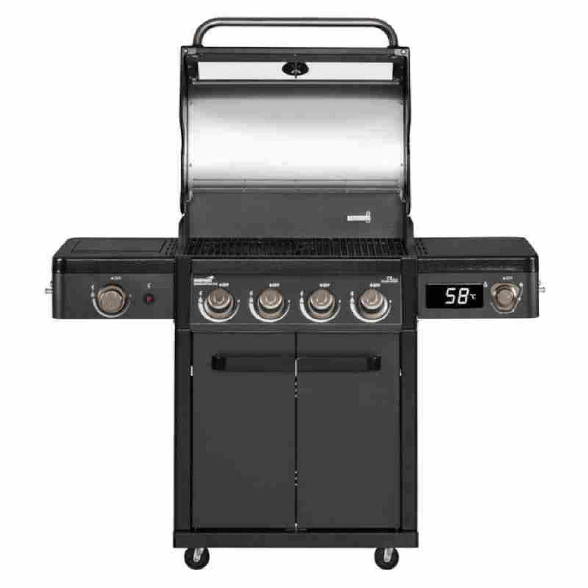 Mustang Gasgrill Charleston 4+1 i gruppen Husholdning & Køkken / Griller / Gasgrill hos Campmarket (84149)