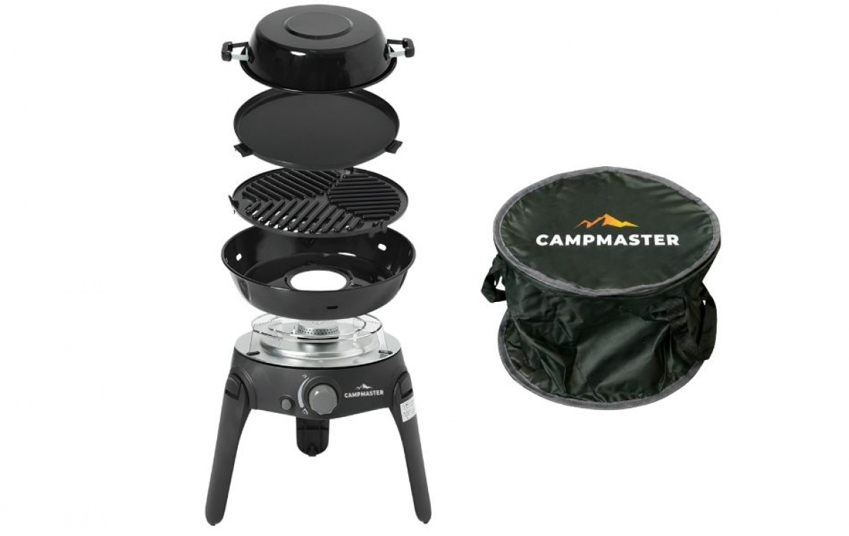Campmaster Bærbar Gasgrill i gruppen Husholdning & Køkken / Griller / Gasgrill hos Campmarket (84268)