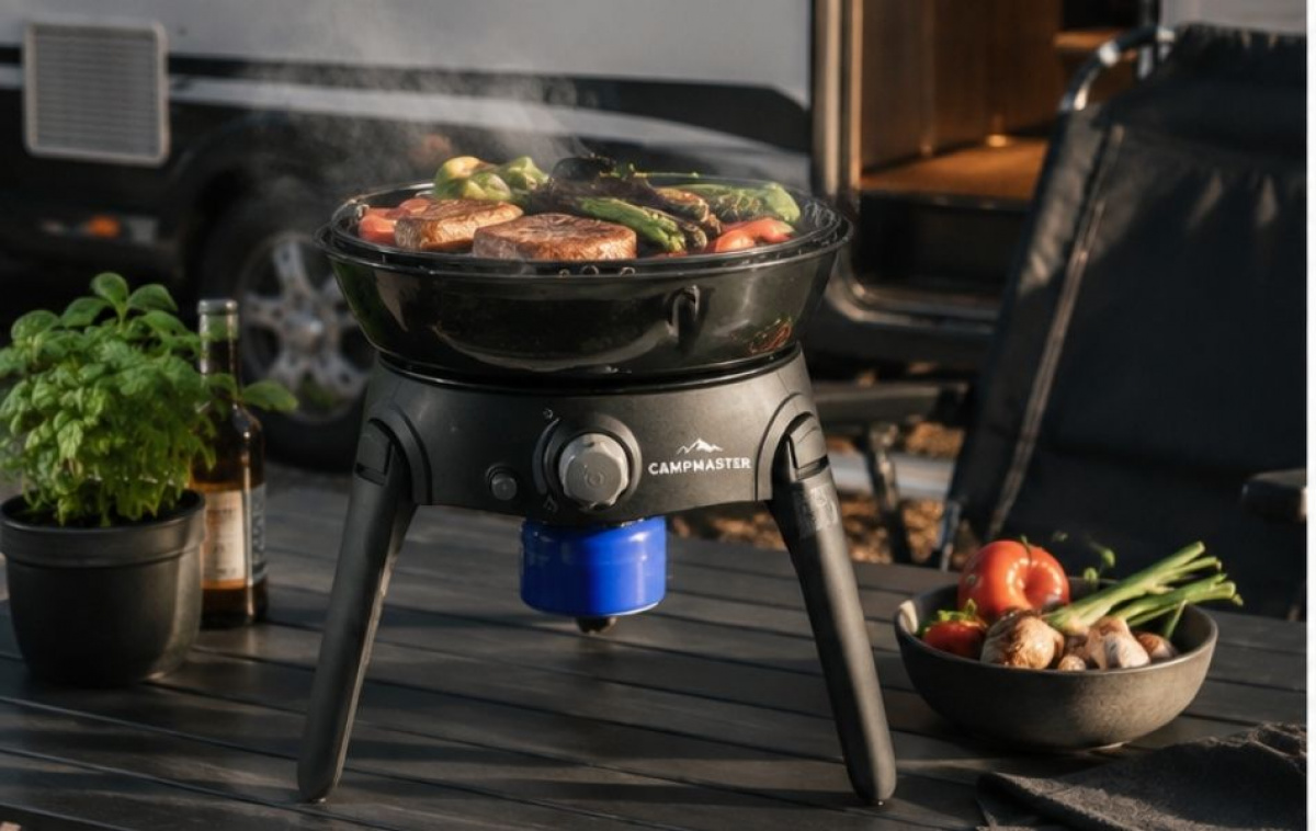 Campmaster Bærbar Gasgrill i gruppen Husholdning & Køkken / Griller / Gasgrill hos Campmarket (84268)