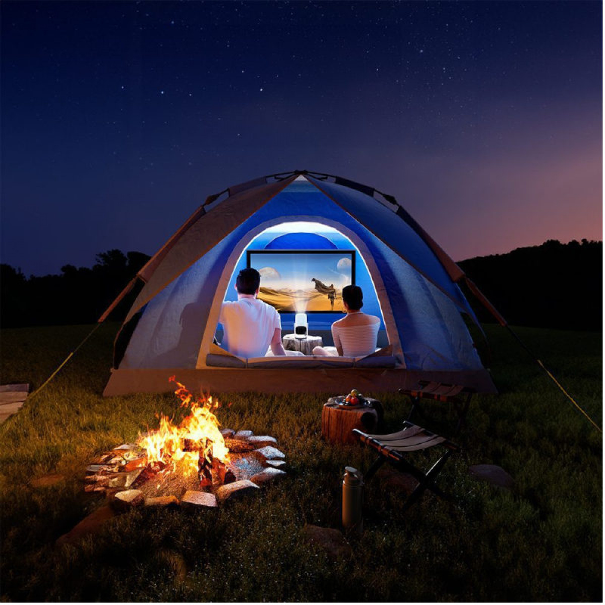 Manta Mini Smart Projektor i gruppen Campingvogn og autocamper / El - Elektronik / TV, Billede & Lyd / Projektorer hos Campmarket (84275)