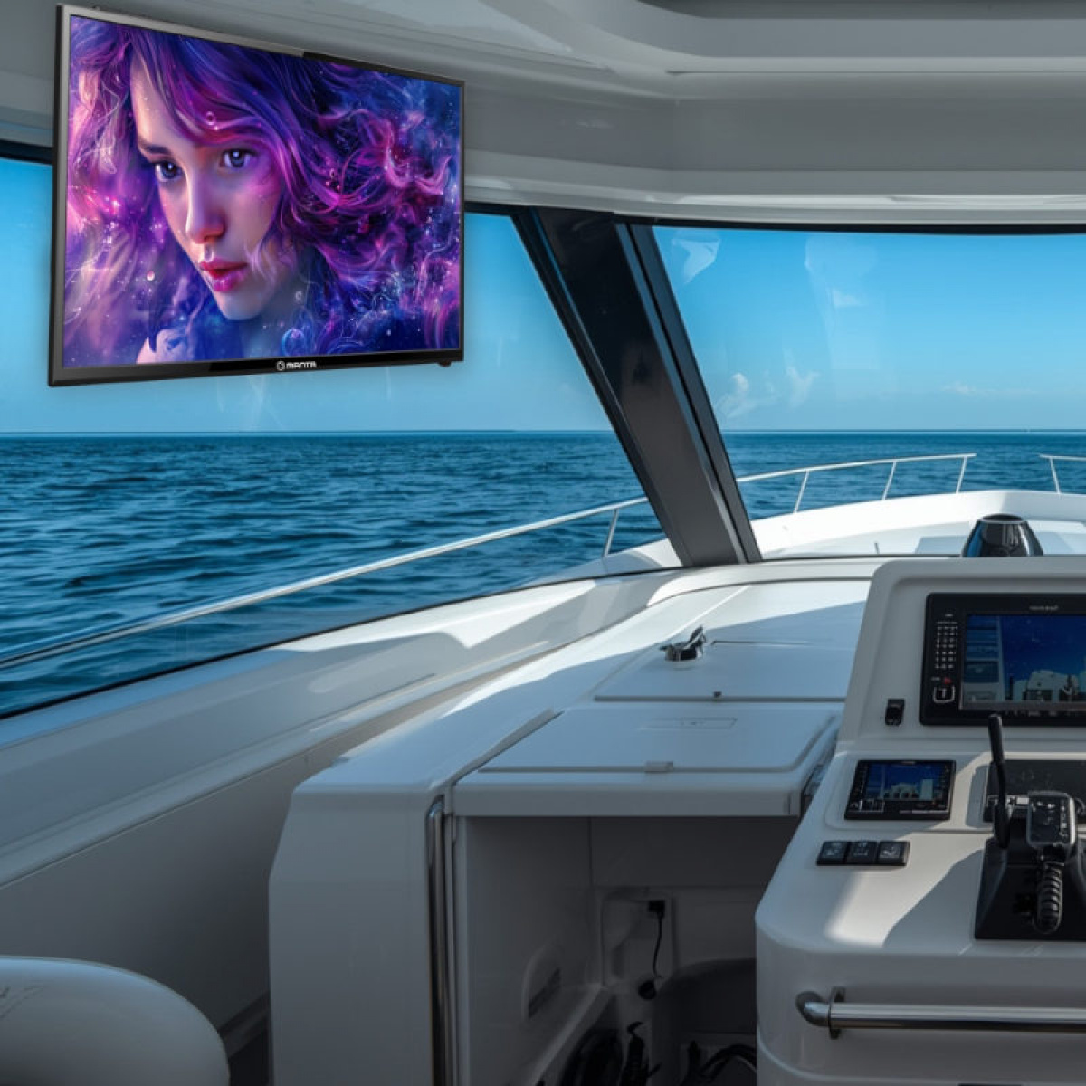 Manta LED-TV 24 tommer 12-230v i gruppen Campingvogn og autocamper / El - Elektronik / TV, Billede & Lyd / TV hos Campmarket (84284)