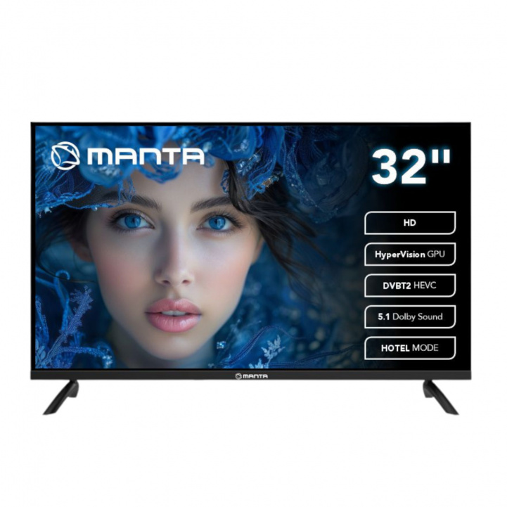 MANTA LED-TV 32 tommer 230v i gruppen Campingvogn og autocamper / El - Elektronik / TV, Billede & Lyd / TV hos Campmarket (84285)
