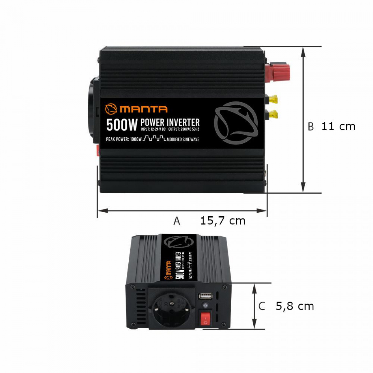 Manta Bærbar Bluetooth Højttaler i gruppen Campingvogn og autocamper / El - Elektronik / TV, Billede & Lyd / Højttaler hos Campmarket (84288)