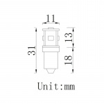 Ba9s-5 Led