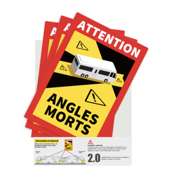 Angles Morts Super Octo 3-Pak i gruppen Campingvogn og autocamper / Chassis / Øvrigt hos Campmarket (84524)