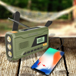 Manta Dynamo Håndsvingradio Solcelle-powerbank