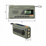 Manta Dynamo Håndsvingradio Solcelle-powerbank