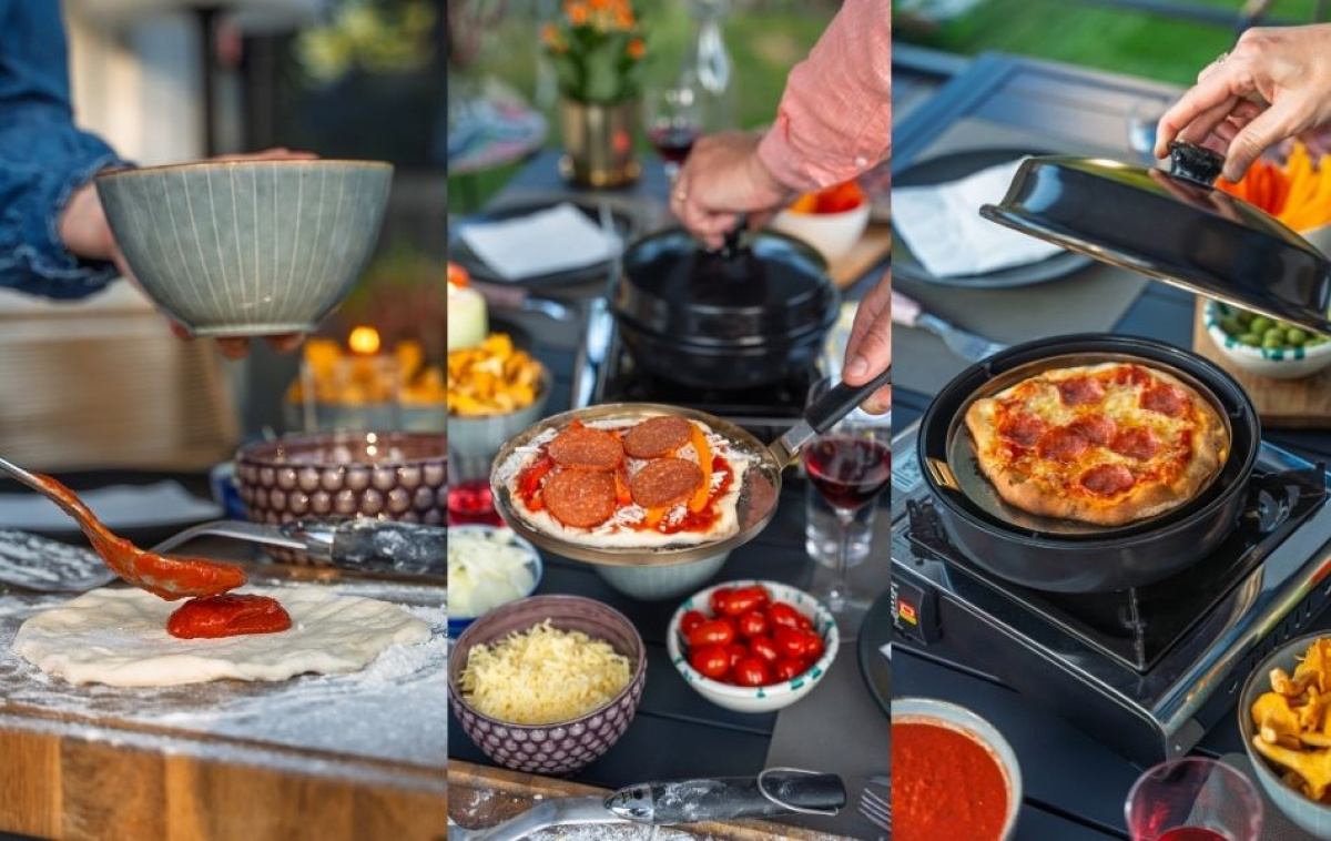 Omnia Stovetop Pizzaovn i gruppen Husholdning & Køkken / Køkkentilbehør / Køkkentilbehør hos Campmarket (84740)