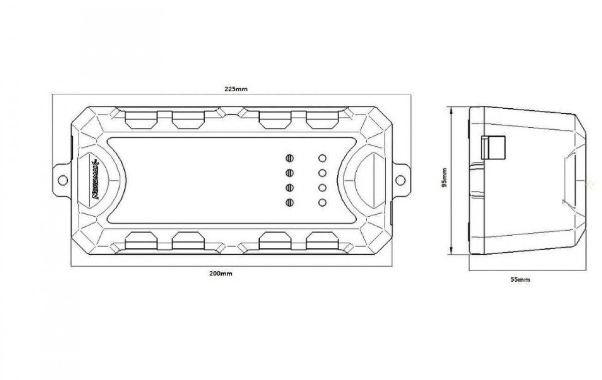 Nordmax 5A Adaptiv Batterioplader 7-trins i gruppen Campingvogn og autocamper / El - Elektronik / Batterier & Omformere / Batteriopladere hos Campmarket (84902)