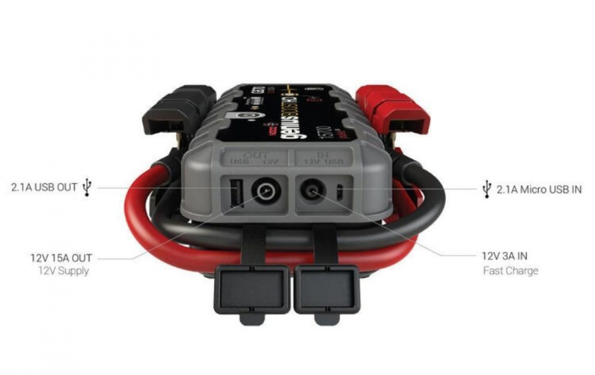 Noco Batteribooster Genius Boost HD i gruppen Campingvogn og autocamper / El - Elektronik / Batterier & Omformere / Batterier / Batteritilbehør hos Campmarket (84906)
