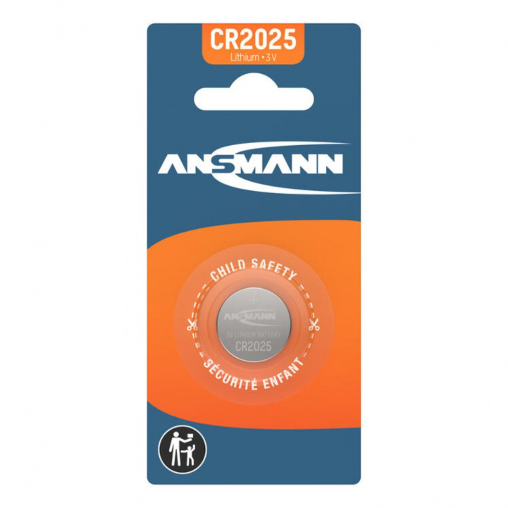 Ansmann Batteri CR2025 1-pak i gruppen Campingvogn og autocamper / El - Elektronik / Batterier & Omformere / Batterier hos Campmarket (84921)