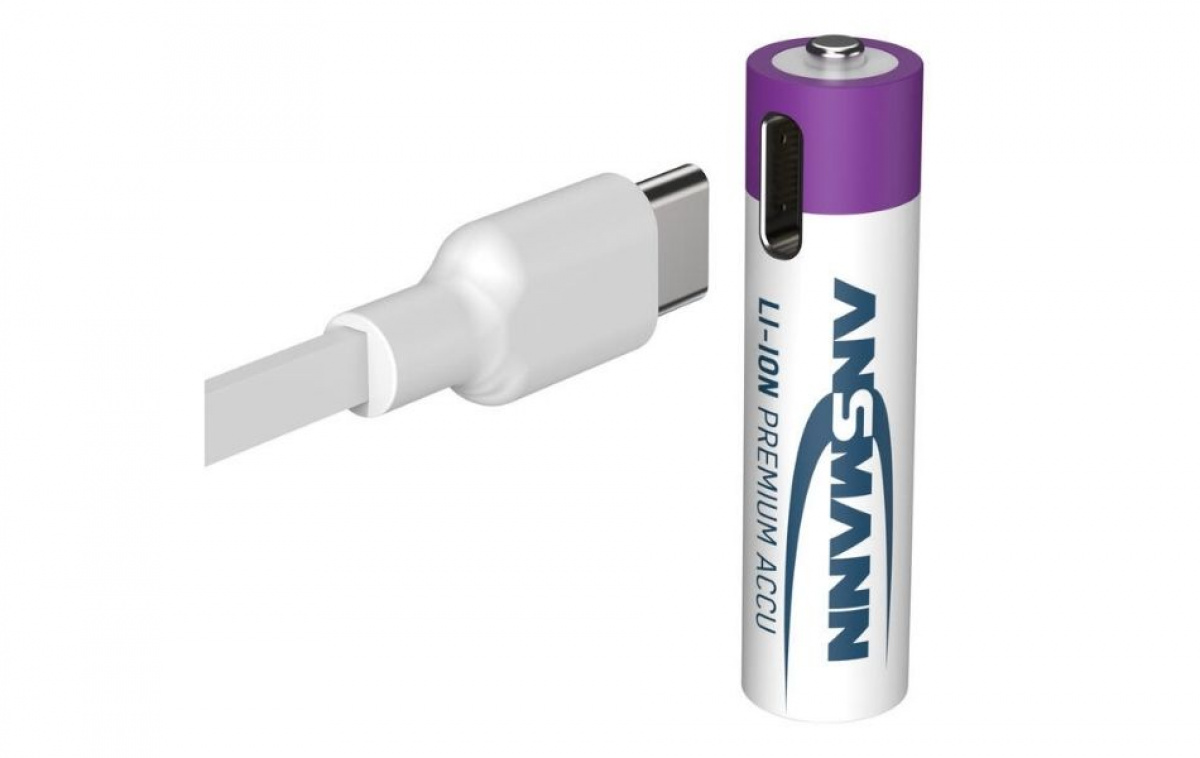 Ansmann Genopladelige Batterier AA 4-pak i gruppen Campingvogn og autocamper / El - Elektronik / Batterier & Omformere / Batterier hos Campmarket (84926)